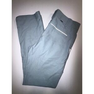 Oakley Mens Chino Pants 32W 34L Light Blue Flat Front Casual Golf Outdoor